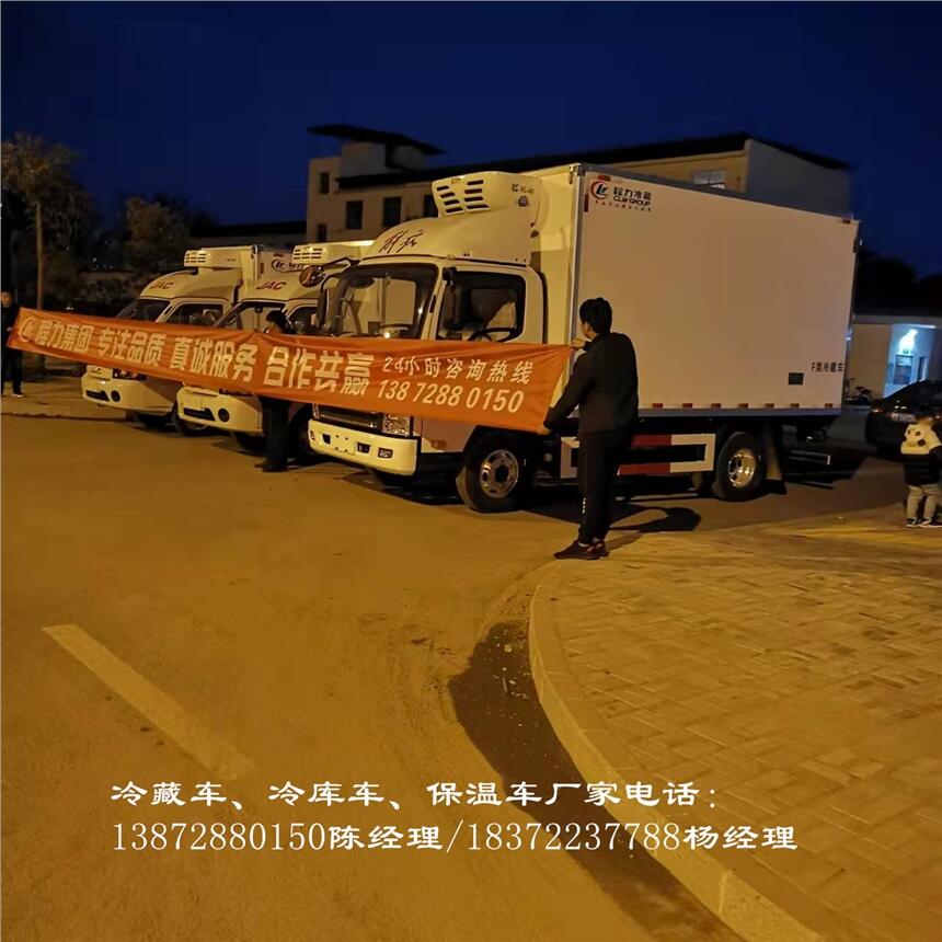 鶴崗市小型東風品牌3米5冷凍車 